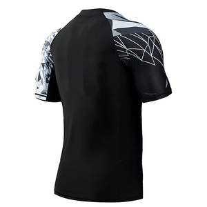 Men Athletic <b>Compression</b> T <b>Shirt</b> Rash Guard Short Sleeve UV Protection Swim <b>Shirt</b> Quick Dry Bulk Supplier - Product Image 4