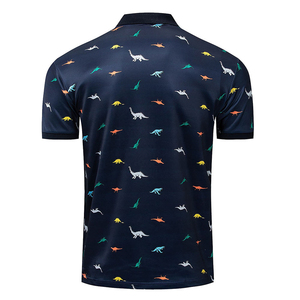 Chemises d'été à manches courtes pour hommes, unies, tissées par sublimation, personnalisables, nouvelle mode, respirantes, confortables, décontractées, vente en gros - Product Image 2