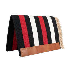 Saddle <b>Blanket</b> 100% New Zealand wool 32X64 stripped Casa Zia Sandwich saddle <b>blanket</b> for horse riding sports and training - Product Image 2