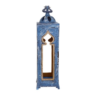 GOOD DESIGN Handmade <b>Moroccan</b> Stained Glass Aluminum European Design Home <b>Decoration</b> Lantern Candleholder - Product Image 1