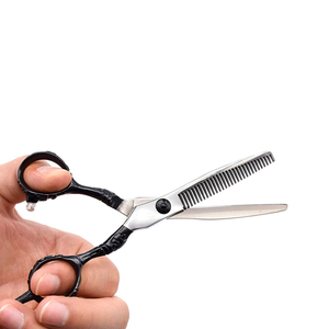 Professional Japanese Stainless Steel Salon <b>Scissors</b> 6pcs Hair Thinning Straight Tool Colorful Handle Beauty Styling Tool - Product Image 4