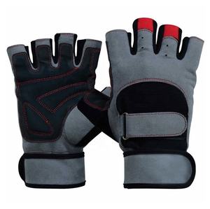 ถุงมือออกกำลังกายหนังแท้ OEM สำหรับทุกเพศ ระบายอากาศได้ดี เหมาะสำหรับฟิตเนส ยกน้ำหนัก สีและขนาดปรับแต่งได้ ใช้ได้ทั้งในร่มและกลางแจ้ง จับกระชับมือ - Product Image 4