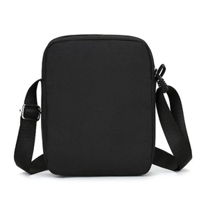 Men Women <b>Mini</b> Oxford Shoulder <b>Bag</b> <b>Black</b> Cordura Fabric Mobile Phone Waist Pack Lightweight Crossbody Adjustable Strap Polyester - Product Image 2