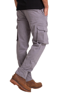 Pantalon cargo en velours côtelé TACHTICAL STANDARD pour homme, coupe décontractée, taille haute, fermeture éclair, multi-poches, Spandex/Polyester, style Hip Hop, automne - Product Image 3