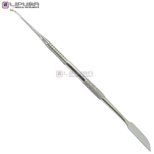 Spatule de modelage en acier inoxydable pour la sculpture de la cire, outil de laboratoire dentaire pour le façonnage et la sculpture de la cire dans les procédures de laboratoire dentaire - Product Image 2
