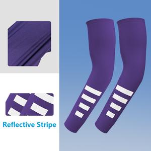 Manchons de bras élégants avec protection UV, tissu respirant et design confortable pour la course, le cyclisme et le fitness - Product Image 4
