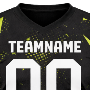 Camiseta de Fútbol Americano Sublimada Personalizada con Cuello en V, Uniforme de Equipo Transpirable de Poliéster, Venta al Por Mayor OEM - Product Image 5