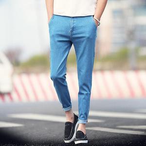 <b>Jeans</b> for <b>Men</b> Cotton Straight Light Blue Regular Wholesale Denim <b>Jean</b> Pant - Product Image 2
