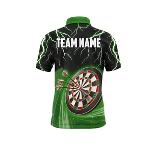 Maillot de sport personnalisé 2026 Hot Sale Dart pour joueur, maillot d'équipe uni à manches courtes, respirant, séchage rapide, en polyester - Product Image 2