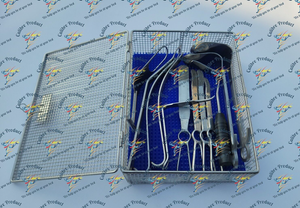 Juego de retractor de hombro ortopédico de 13 piezas de alta calidad Caja de malla estéril de acero inoxidable de grado médico-Quirúrgico básico - Product Image 2