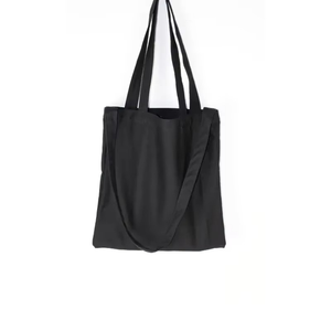 Bolsas de Lona Resistentes al Agua Estilo Inglés Color Sólido Correa para el Hombro Bolsa de Compras para Todas las Temporadas Forro de Poliéster Blanco - Product Image 4