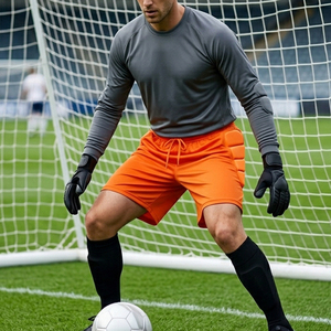 Shorts de gardien de but personnalisés rembourrés pour hommes, anti-UV, respirants, en polyester - Product Image 5