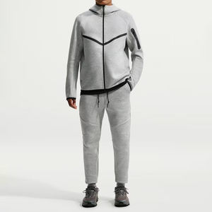 Conjunto Deportivo Completo para Hombre, de Algodón, con Cierre de Cremallera, Transpirable, Ligero, para Atletismo, Gimnasio, Uso Casual y Fitness - Product Image 4