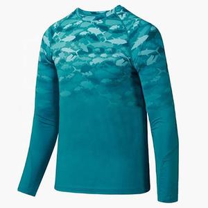 Combinaison de pêche OEM ODM d'été, imperméable, antibactérienne, à manches longues, à capuche, respirante, en polyester, protection UV UPF 50 - Product Image 4