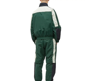 Ensemble de survêtement coupe-vent pour homme, idéal pour le jogging, la marche, l'entraînement et les activités de plein air décontractées par temps venteux et frais. - Product Image 4