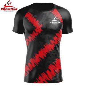 Rashguard Homme Personnalisé 2026 Imprimé par Sublimation Respirant Anti-Bactérien Écologique Séchage Rapide Léger Compression Fitness - Product Image 5