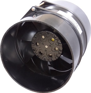 Taiwán DTF150165 230V Ventilador de conducto eléctrico de 150mm con rodamiento de bolas Hoja de metal OEM personalizable - Product Image 1