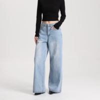 Jean en denim coupe skinny taille haute style gothique Y2K vintage à jambe droite imprimé léopard respirant et écologique pour femme – Taille/couleur personnalisables