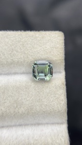 Pierre naturelle certifiée non chauffée, couleur bio, Tanzanite Sirène, taille Asscher carrée, Zoisite naturelle, 1,46 carat, clarté loupe - Product Image 3