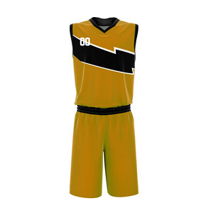 Tenue de basketball personnalisée à séchage rapide pour hommes – Uniformes d'entraînement d'été pour équipes masculines - Product Image 5