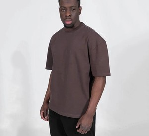Latest Design New Style Men <b>Collar</b> Drop Shoulder <b>T</b>-<b>Shirt</b> High Quality Breathable Anti-Wrinkle Quick Dry Casual Inland Industries - Product Image 5