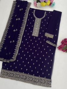 Luxurious Black Embroidered Pakistani Suit with Elegant <b>White</b> <b>Lace</b> Detailing Stylish Festive and Party Wear Outfit - Product Image 2