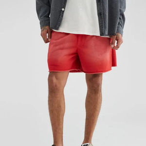 Shorts de survêtement vintage pour hommes, couleurs personnalisées, séchage rapide, 100 % coton molletonné, effet vieilli et délavé à l'acide - Product Image 4