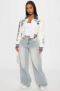 Latest Design Custom Letterman <b>Jacket</b> Outdoor Winter <b>Jacket</b> Coat Clothing Cardigan Crop Top Baseball Varsity <b>Jacket</b> for Women - Product Image 3
