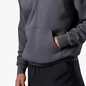 2025 Sweat à capuche personnalisé en coton 100% épais, style streetwear hiver, coupe ample et courte, orné de strass, effet délavé vintage, pour - Product Image 4