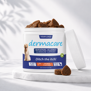 Complément alimentaire pour allergies au zinc sous marque privée – Absorption rapide et sûre – Friandises à mâcher pour chiens et chats – Ingrédients naturels et biologiques – OEM ODM Vente en gros - Product Image 1