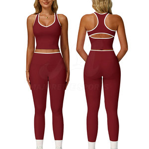 Ensemble de yoga professionnel pour femmes, matière douce et respirante, performance flexible, idéal pour la vente. - Product Image 2
