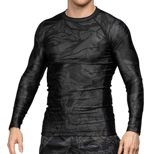Rashguard de compresión de manga larga para jiu-jitsu, MMA y BJJ, con estampado completo, para lucha y boxeo, al por mayor - Product Image 4