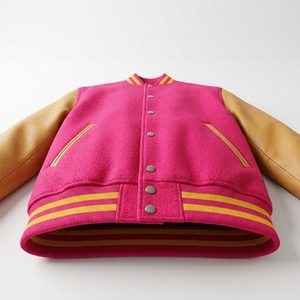 Vestes universitaires d'hiver de haute qualité OEM pour hommes et femmes, logo brodé personnalisé, logo personnalisé, tissu polaire, style universitaire - Product Image 6