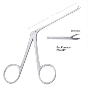 Pinzas de cocodrilo manuales de acero inoxidable para uso quirúrgico ENT, pinza para malleus, aplicación hospitalaria - Product Image 4