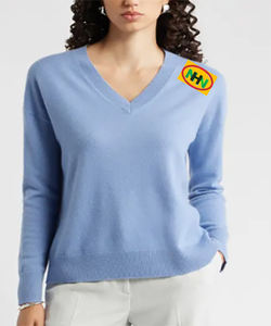 Wholesale Custom Printed Unisex Long Sleeve Knitted Wool/Acrylic <b>Pillow</b> Collar Pullover Top Formal/Fashion Style Winter Men - Product Image 1