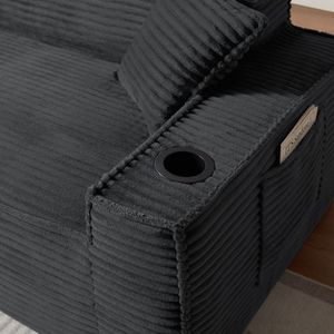 Divano Moderno a 3 Posti Senza Struttura per Spazi Compatti, Facile da Usare e Senza Necessità di Montaggio, Ideale per Appartamenti e Uffici - Product Image 6