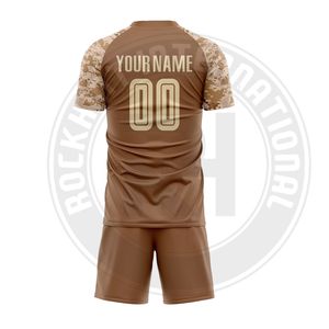 Ensemble d'uniformes de football de qualité supérieure, respirant et à séchage rapide, maillot et short pour les équipes, entraînements et matchs, hommes et femmes - Product Image 5