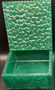 Caja de Joyería Ecológica de Resina Texturizada y Madera, Hecha a Mano, para Guardar Recuerdos, Decoración Elegante para el Hogar, Varios Colores - Product Image 5