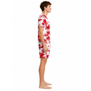 Ensemble T-shirt et short imprimés pour hommes, mode décontractée d'été, vêtements de sport, logo personnalisé, qualité supérieure, fabricant en gros - Product Image 3