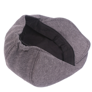 Wholesale Premium Ladies Baker Boy <b>Cap</b> Fashion Chain Detail Newsboy Hat OEM OEM Custom Women <b>Vintage</b> Newsboy <b>Cap</b> Solid Color - Product Image 2