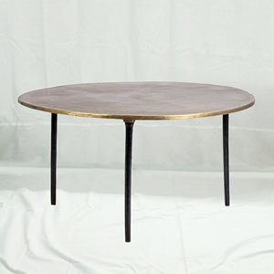 Table basse moderne en métal de luxe pour la maison, décoration intérieure - Product Image 3