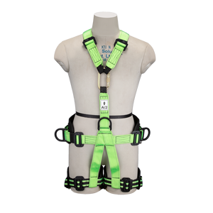 Harnais de sécurité intégral de qualité industrielle, ceinture de protection contre les chutes réglable avec anneau en D pour la construction, le sauvetage et l'escalade - Product Image 1