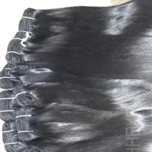 Paquetes de extensiones de cabello liso y sedoso 100% Cutículas de cabello Virgen sin procesar alineadas 10A Grado de calidad Temple Hair - Product Image 4