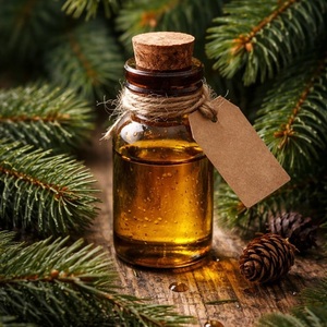Huile Essentielle de Sapin Sibérien de Qualité Supérieure, Pure, en Vrac, Extrait d'Abies Sibirica pour Diffuseur, Massage et Soins de la Peau, Vente en Gros OEM - Product Image 1