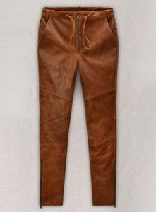 กางเกงหนัง Cognac Ricky Martin - Product Image 1