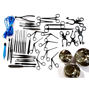PISSCO Tympanoplasty micro ear surgical <b>instrument</b> set 43-piece ENT microsurgery <b>instrument</b> set PCS Stainless Steel - Product Image 1