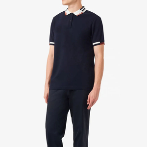 Camisetas Polo Formales Sólidas para Hombre, Producto Superior, Alta Calidad, 100% Algodón, Transpirables, de Secado Rápido, Camisetas de Golf Bordadas Personalizadas - Product Image 5