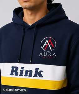 เสื้อฮู้ดดี้ผู้ชายไซส์ใหญ่พิเศษ บุซับใน พิมพ์ลายดิจิทัล ผ้าโพลีเอสเตอร์ฟลีซ สไตล์ลำลองสำหรับฤดูใบไม้ผลิ - Product Image 3