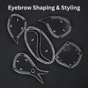 Regla Profesional Transparente de Acrílico para Dar Forma a las Cejas, para un Fácil Mapeo de Cejas con Marcas de Escala Grabadas, Herramienta de Salón de Belleza - Product Image 6