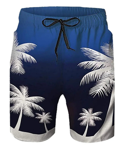 Shorts de bain solides personnalisés avec logo par sublimation, séchage rapide, légers, pour la plage, prix de gros pour commandes en gros - Product Image 3